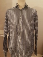 FIRMOWA PARIS KOSZULA MĘSKA KLASYCZNA ROZ.M/L ORYGINALNA LNIANA