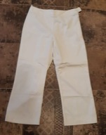 białe spodnie rybaczki Marks&Spencer