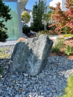 Czarny Kamień Skała Ogród Japoński Monolit Zen Imperium Kamienia Warszawa