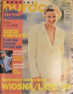 Burda special małe kobietki 1/1999 szycie wykroje krawieckie vintage retro