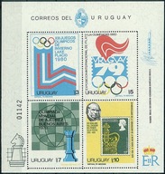 **80 Urugwaj BL.42 = 35E - LAKE PLACID 1980 , SZACHY