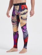 Legginsy Kompresyjne Męskie - LAFROI – Crossfit, Siłownia - długie - SM
