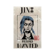 „JINX – Piltover Wanted” – Ilustrowany Plakat Dekoracyjny