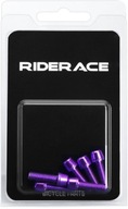 Śruby do Mostka Rowerowego RIDERACE-PURPLE Fioletowe Stal M5 x 23mm