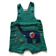 NEXT muślinowe ogrodniczki ze słonikiem 68 cm