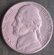 5 centów - 1971 "D" USA - T. Jefferson - Denver