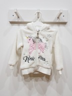 SHIALY bluza z kapturem unicorn jednorożec 80 cm