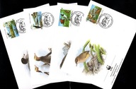Nowa Zelandia / 4 Koperty FDC / 1321-1324 ( WWF - Fauna - ptaki ) 1993 r.