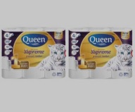 Papier toaletowy Supreme Queen 4-warstwy długi 9 rolek ZESTAW