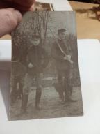 Stare Zdjęcie Myśliwy Pies Carska Rosja Dubeltówka