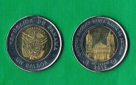 Panama 1 balboa - 2019r - Bazylika św. Marii (miasto Panama)