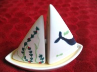 Sól i pieprz - Żaglówka - 11 x 14 x 7 cm Solniczka i pieprzniczka