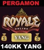 ROYALE ONLINE PERGAMON S2 ROYALE2 140KK YANG 140.000.000 YANG METIN2