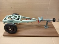 Model edukacyjny szkolny przyczepa lata 60 te Mercedes Audi BMW retro PRL