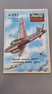 Mały Modelarz 4-5/1992 Japoński samolot BETTY z pilotowaną bombą OHKA