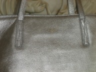 UGG-TOREBKA -31/43-SKÓRA NAT-DUŻA SREBNA.