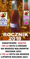 Ekologiczny ocet jabłkowy 5% Bio Naturalny - rocznik 2018