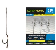 Przypon PROFMONTAZH KRANK BAIT RIGS 6 (12СМ/25LB/11,5kg) (3szt opakowanie )