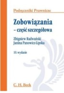 Zobowiązania - część szczegółowa Janina Panowicz-Lipska, Zbigniew Radwański