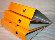 SEGREGATORY SUPER STAN 2-RINGOWY SEGREGATOR BIUROWY KOMPLET 3 SZTUKI ŻÓŁTY