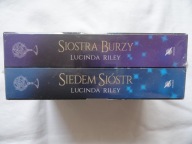 SIEDEM SIÓSTR / SIOSTRA BURZY / pakiet / Lucinda RILEY / nowe / folia