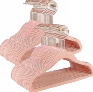 WIESZAKI WELUROWE NA UBRANI DLA DZIECI Songmics KOLOR RÓŻOWY PREZENT 30 SZT