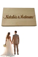 PUDEŁKO NA PIENIĄDZE NA ŚLUB WESELE CHRZEST ROCZEK 18 URODZINY KOMUNIA