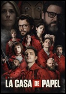 A2 PLAKAT FILM PLAKAT SERIAL DOM Z PAPIERU , LA CASA DE PAPEL , (2017-2021)