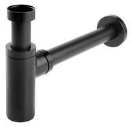 Syfon umywalkowy mosiężny FERRO ROTONDO czarny