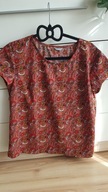 BLUZKA kwiaty ceglasta ____ 40
