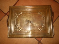 ŁADNE STARE DRZWICZKI MOSIĘŻNE DO PIECA WĘDZARNI