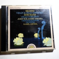 Brahms Violin $& cello concerto Suk , Navarra Ancerl Supraphon