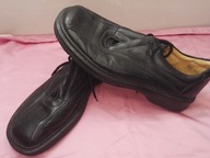 buty półbuty codzienne lekkie skóra RIEKER 44 uszkodzone