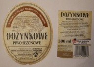 ETYKIETA - BROWAR OKOCIM - DOŻYNKOWE - PIWO SEZONOWE