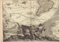 ŚWIAT - CZĘŚĆ POŁUDNIOWO-ZACHODNIA - MAPA - FRANCJA 1708 ROK