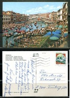 K22687)Wlochy: Venezia, Canal Grande - Regata Storica, wyslany 1990