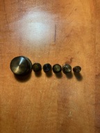 UNITRA MERKURY DSH-303 KOMPLET GAŁEK NA POTENCJOMETRY SKALE I PROGRAMATOR