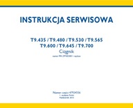 INSTRUKCJA SERWISOWA T9.435/T9.480/T9.530 / T9.565 T9.600 / T9.645 / T9.700