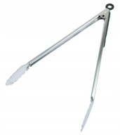 DUŻE SZCZYPCE DO GRILLA 45CM KUCHENNE Z BLOKADĄ ZE STALI NIERDZEWNEJ