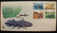 !! ZWIERZĘTA RYBY - RSA 1989 - KOPERTA FDC - STAN BDB !!