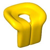 LEGO - 2610 - żółty - kamizelka kapok