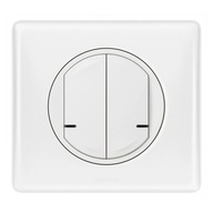 Celiane with NETATMO Przycisk podwójny bezprzewodowy BIAŁY Legrand 067724