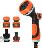 PISTOLET DO WODY ZRASZACZ PODLEWANIA DO WĘŻA OGRODOWY 10 TRYBÓW REGULOWANY