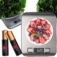 Waga kuchenna PIXEL PRECYZYJNA WAGA KUCHENNA DO 10kg I 1g srebrny/szary 10