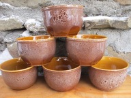 DUŻA Miseczka/Salaterka_ NEFRYT_ Porcelit MIROSTOWICE PRL