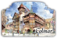 COLMAR FRANCJA magnes na lodówkę CZ655