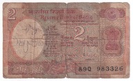 Indie 2 rupie indyjskie
