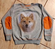 bluza BARTON wilk 6/7 lat 116/122 cm