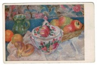 JÓZEF PANKIEWICZ MARTWA NATURA Z WAZĄ WYDAWCA MORTKOWICZ DRUK ANCZYC