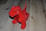 nowy pluszak maskotka cudny czerwony smok TY walijski smok Ddraig Goch